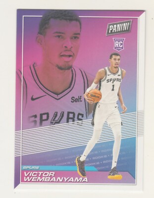 2023-24 Panini PLAYER OF THE DAY #51 VICTOR WEMBANYAMA RC Rookie Spurs
