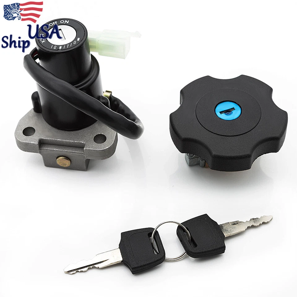 Interruptor de encendido para Yamaha FZR600 1989-1993 tapa de combustible llave del tanque FZR250 1987-88 Foto 4 de 4