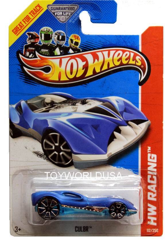 2013 Hot Wheels #112 HW Racing Thrill Racers CUL8R Blue