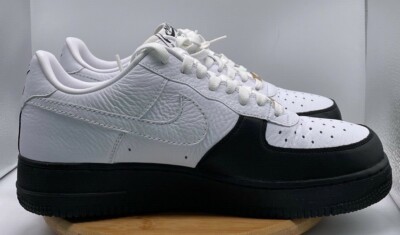 Nike Mens Air Force 1 Low Air Jordan 12 Taxi Wht / Blk Size 10