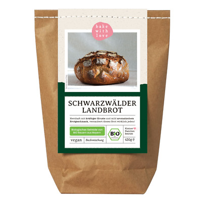 Schwarzwälder Landbrot Bio Backmischung Brotbackmischung rustikales Brot backen