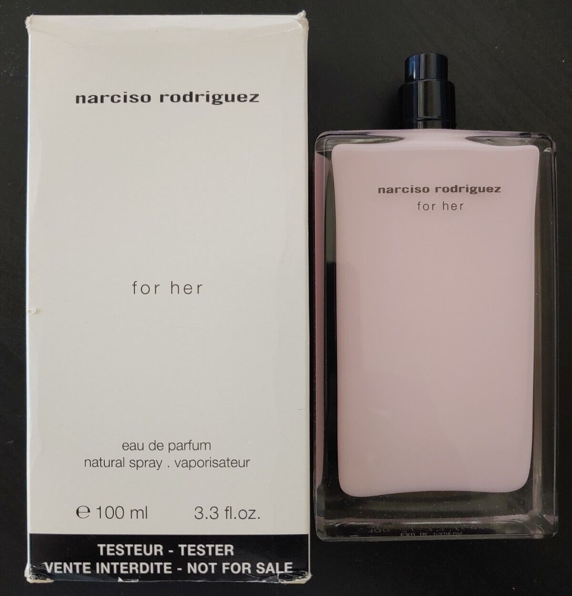 NARCISO RODRIGUEZ For Her Eau De Parfum EDP Spray 100ml 3.3oz New