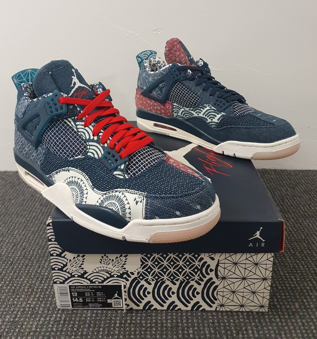 air jordan 4 retro se sashiko deep ocean