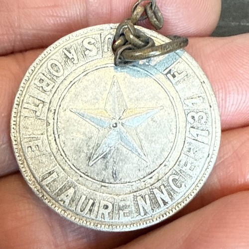 Vintage Aluminum Texas Star Dog ID Or Personal ID Disc