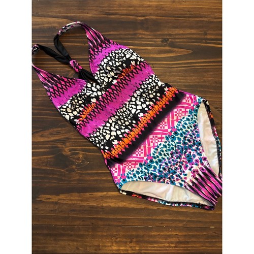 Aqua Couture one piece multicolor swimsuit 8
