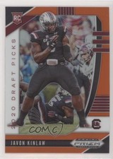 2020 Panini Prizm Draft Picks Rookies Orange Javon Kinlaw #161 2r7