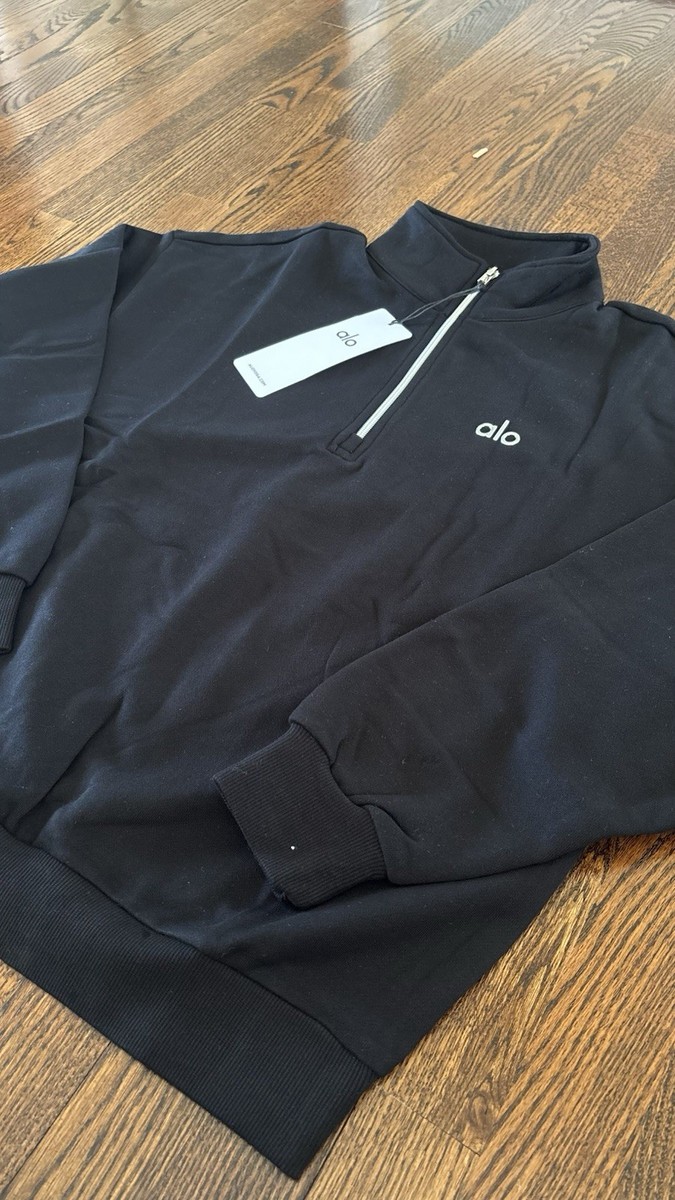 Size Small- Alo Black Quarterzip | eBay