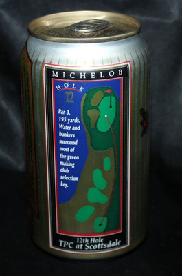 Missouri 12oz - Anheuser-Busch - MICHELOB 1995 GOLF 12th Hole TPC Scottsdale CM