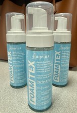 3 x Angelus Foam TEX Gentle Foaming Sneaker Cleaner 5.7 oz 170 mL