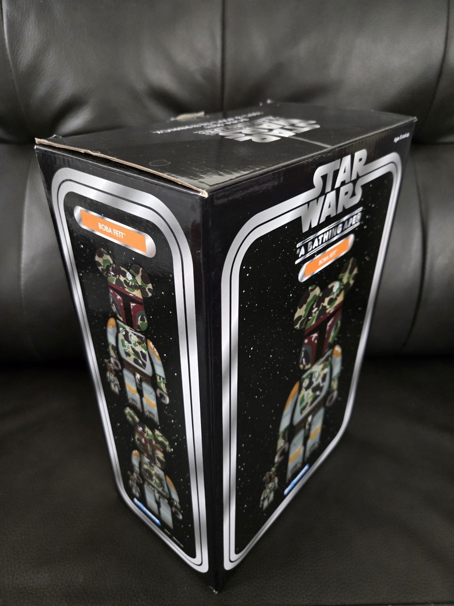 MEDICOM TOY - BE@RBRICK BOBA FETT 100％ &amp; 400％ Medicom BE@RBRICK × STAR WARS BOBA FETT 100% & 400% x BAPE