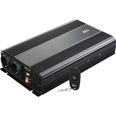 AEG Wechselrichter 10058 1500 W 12 V/DC - 230 V/AC Fernbedienbar