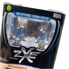 Sylvania Silverstar Zxe 9006 Headlight Hid Attitude Xenon Fueled 2 Bulbsnew