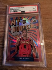 2021 Panini Donruss Optic Evan Mobley My House Pink Rookie RC /25 PSA 9