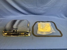 NOS Mopar Performance P4120161 Chrome Deep 727 Transmission Pan with Drain Plug