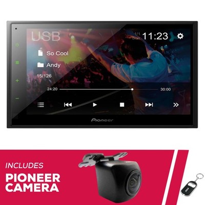 Pioneer DMH-342EX 6.8'' Multimedia Receiver w/ ND-BC011 Front/Rear View Camera