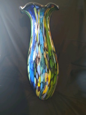 Murano Cristalleria D'arte Vase *Beautiful Piece* early 1970s piece