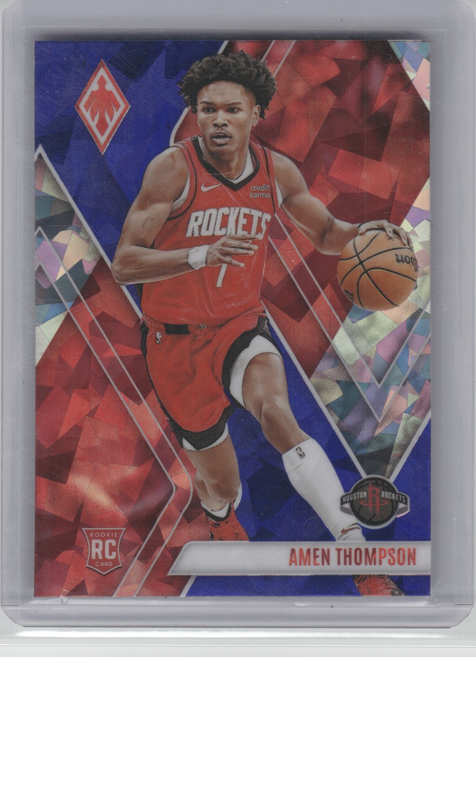 2023-24 Panini Phoenix #300 Amen Thompson Phoenix Blue Ice B1R2C20