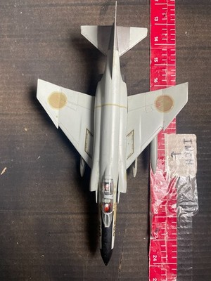 McDonnell Douglas F-4 Phantom II Model Plane - White/Grey Livery - 1:72 Scale