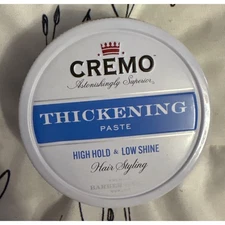 NEW Cremo High Hold Low Shine Hair Styling Thickening Paste