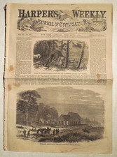 HARPERS WEEKLY FEBRUARY 25 1865 CIVIL WAR REBEL PRISON COLORED PHILADELPHIA FIRE