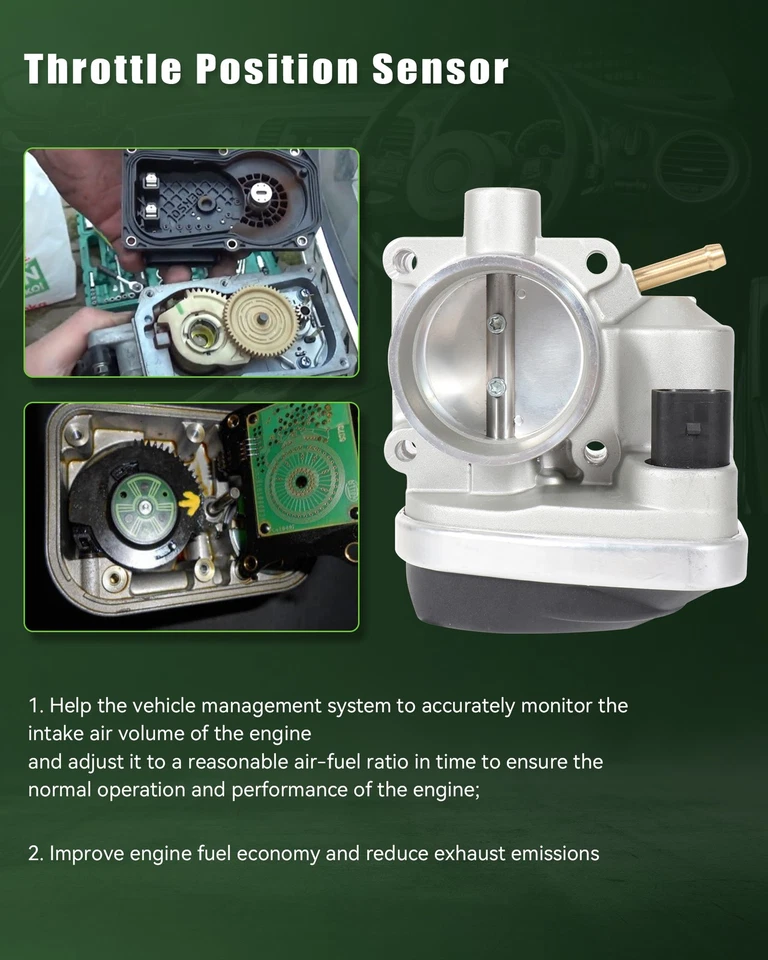 Throttle Body for 2002 2003 2004 2005 2006 Mini Cooper Base 1.6L A2C59511709 - Image 4 of 4