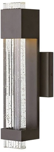 Hinkley Glacier 15 1/2" High Bronze LED Outdoor Wall Light - Picture 1 of 2
