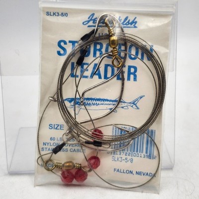 Jed Welsh 2 Hook Sturgeon Leader Fishing SLK3-5/0