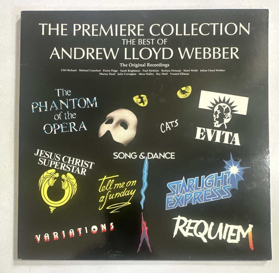 The Premier Collection Andrew Lloyd Webber LP Album Vinyl Theatre EX /EX Con - Image 2 of 4