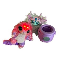 Magic Mixies Plush Duo Interactive Light-Up Companion Creature w/ Cauldron