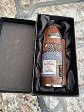 Harris Tweed Hip Flask & Cup Set Glen Appin