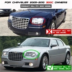 Spyder para Chrysler 300C 05-10 Proyector Faros LED Halo LED Smke (No Foto 2 de 4