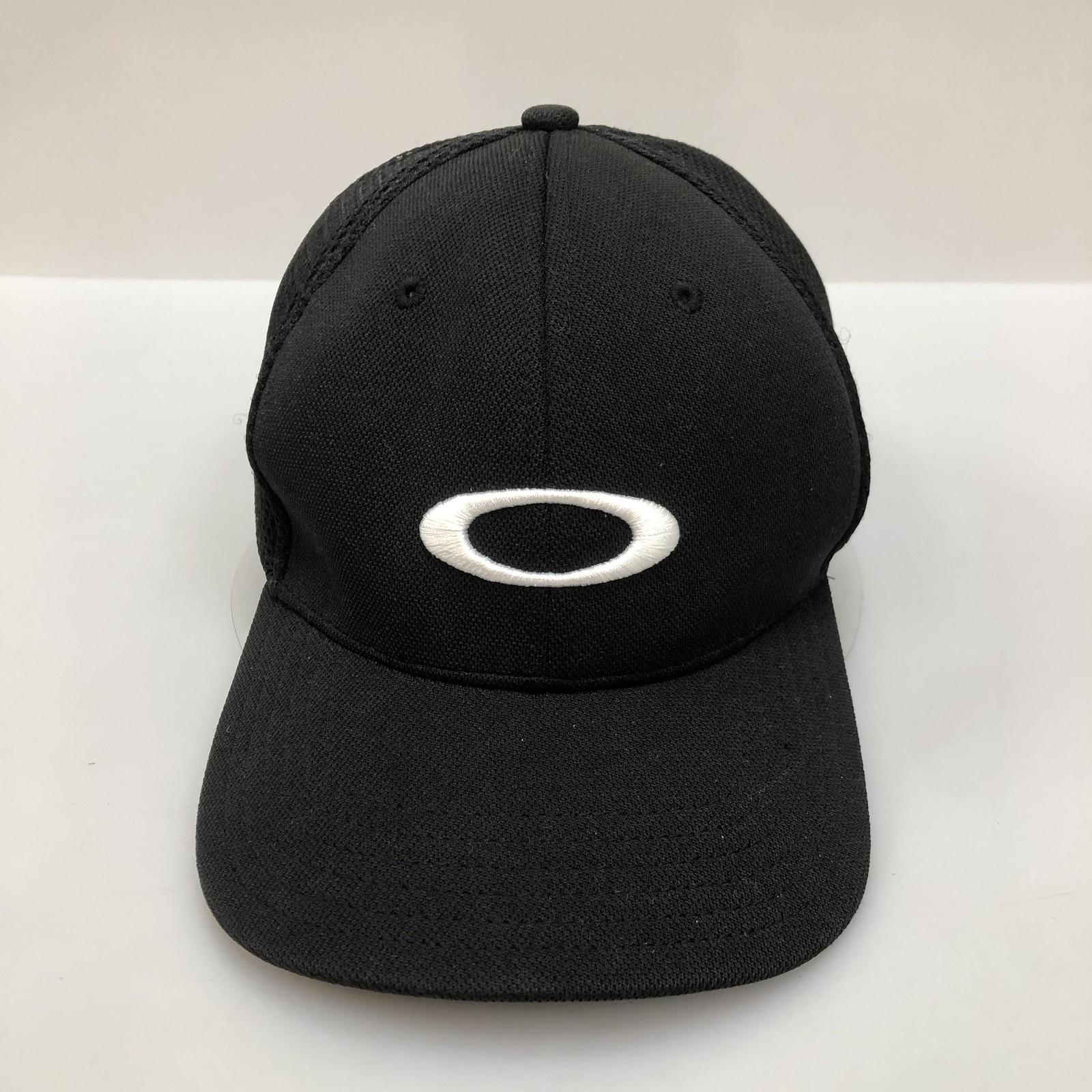 Cap Fitted Mens Medium S/m Black Mesh Trucker O Logo Outdoor