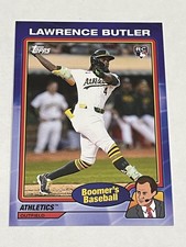 2024 Topps x Chris Berman Baseball #95 - Lawrence Butler RC - Oakland Athletics