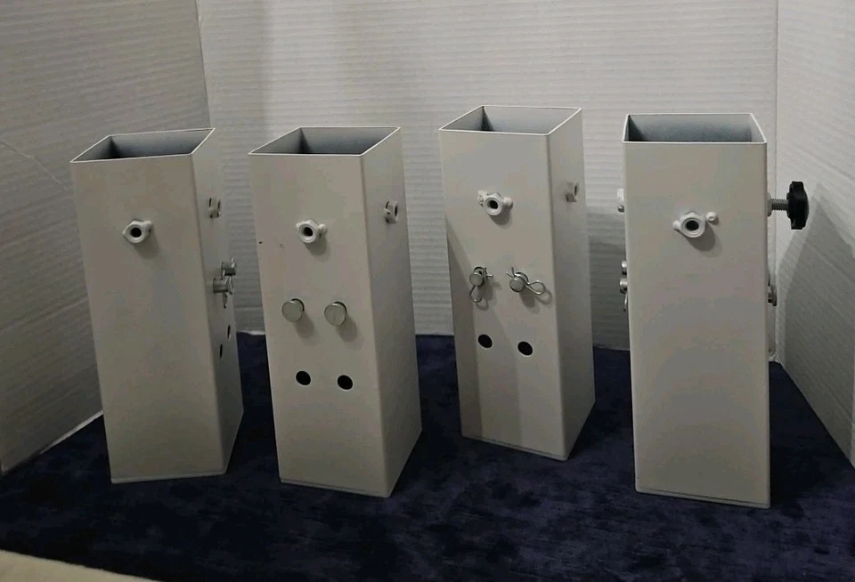 Elevadores de cama de dormitorio universitario de acero al carbono elevador de cama de metal cuadrado alto  Foto 2 de 4