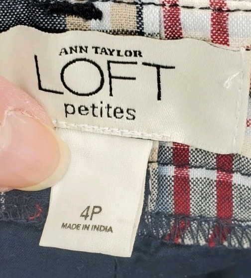 Ann Taylor Loft Patchwork Skirt Lined Multicolor … - image 6