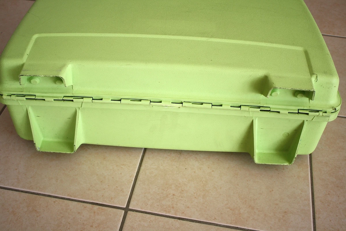 Delsey Hartschalen Koffer, Reisekoffer mit 2 Schlüsseln, grün
