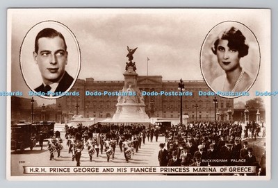 R796884 Buckingham Palace H R H Prince George and His Fiancee Princess Marina of