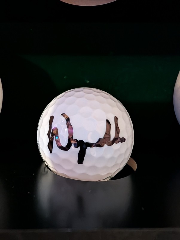 Wyndham Clark Signed Official 2025 PGA Waste Management Golf Ball Auto