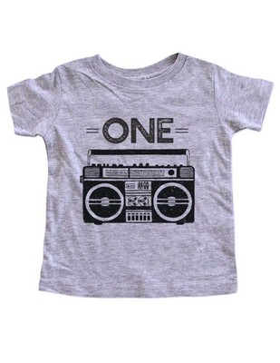 one Boombox Two Three Four First birthday TWO 2nd Three baby bodysuit Shirt