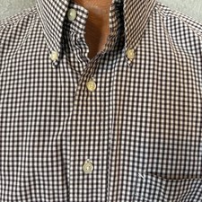 Mens Tommy Hilfiger Gingham Button Up Shirt NEW WITH TAGS SIZE LARGE