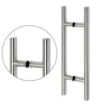 KBA Guardsman Back to Back Pull Handle 32mm Dia - 600/800/1000/1200mm - SS201