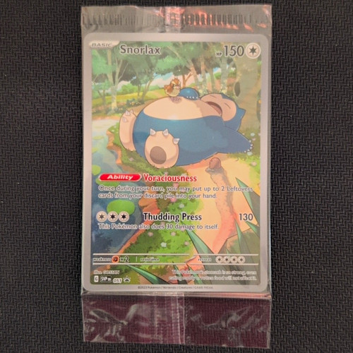 Pokemon TCG Snorlax SVP051 Scarlet & Violet Promo Holo English 2023 Sealed