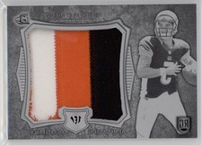 2014 AJ McCarron Bowman Sterling 3 Color Patch Relic RC 1/1 #BSJRP-AM (D1466)