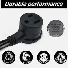 Welder Power Extension Cable 50A 110V to 220V Converter Cord Adapt 12AWG 3C 0.5M