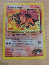 Brock's Vulpix - 37/132 (Gym Challenge) - Very Lightly Played VLP - Uncommon on eBay