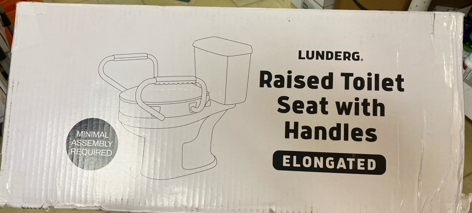 With Handles For Elongated Toilets - 3 Inch #r039
