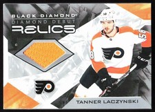 2021-22 Upper Deck Black Diamond Debut Relics Tanner Laczynski Rookie