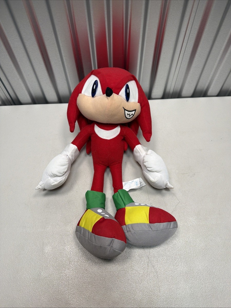 Vintage SEGA Sonic Knuckles The Echidna Plush Toy Network 1991