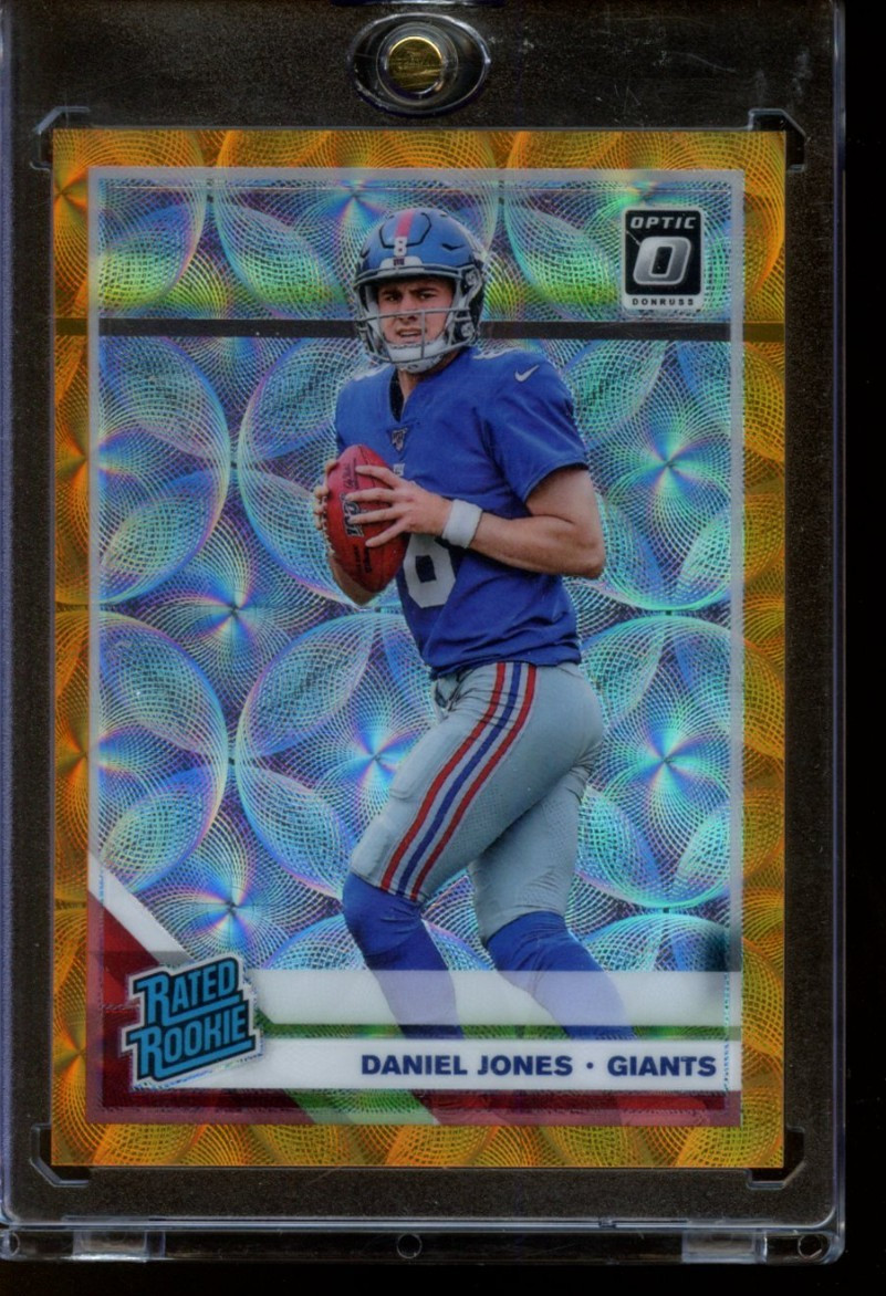 2019 PANINI DONRUSS OPTIC #154 DANIEL JONES RATED ROOKIE ORANGE SCOPE #/79 Colts