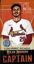 2021 Topps Gypsy Queen Nolan Arenado #CM-NA Captains Minis St. Louis 32O